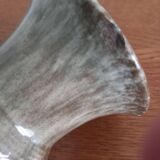 Vintage Artisanal Vase in Speckled Ceramic – Handmade (H 14cm)