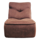 Velvet fireside chair from the 70s