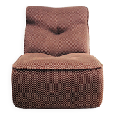 Chauffeuse velours années 70