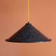 Large vintage industrial sheet metal pendant light 39 cm