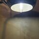 Lamp chrome and blue metal