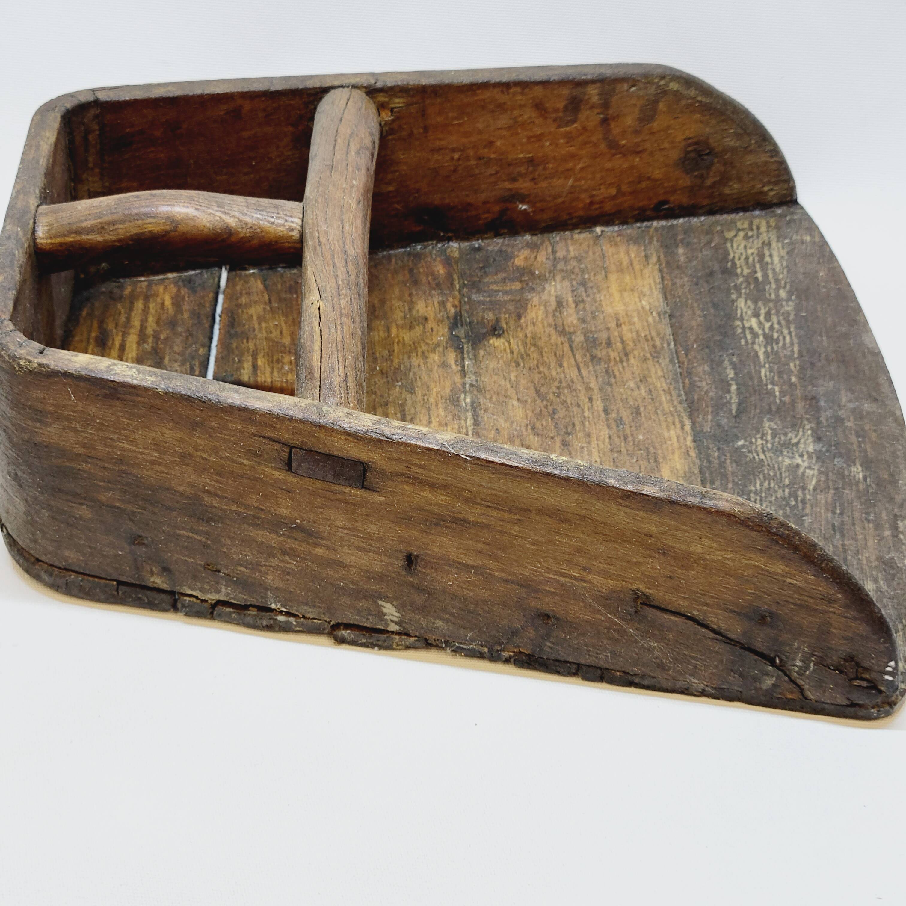 Old Chinese Grain Measure in Wood Folk Art