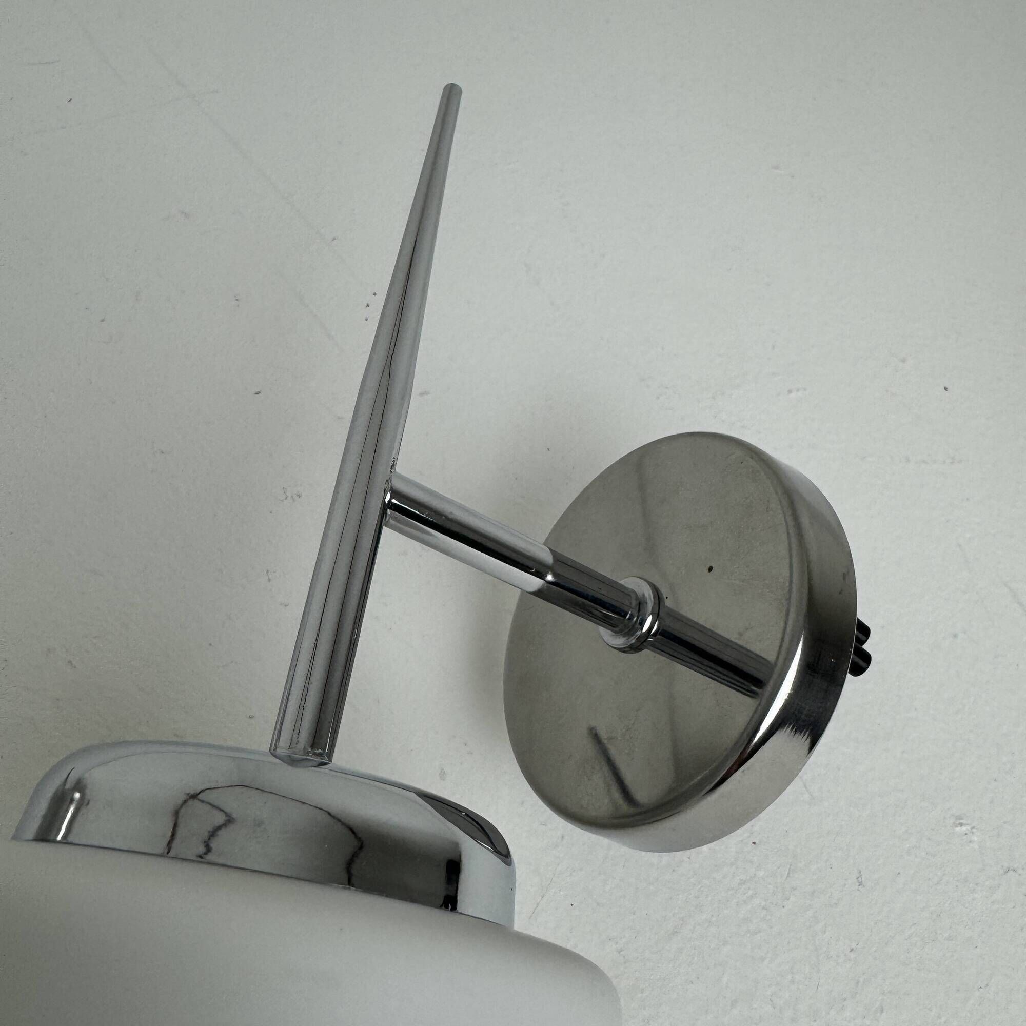 PAIR OF VINTAGE OPALINE WALL LIGHTS