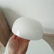 Old vintage globe lampshade in opaline.