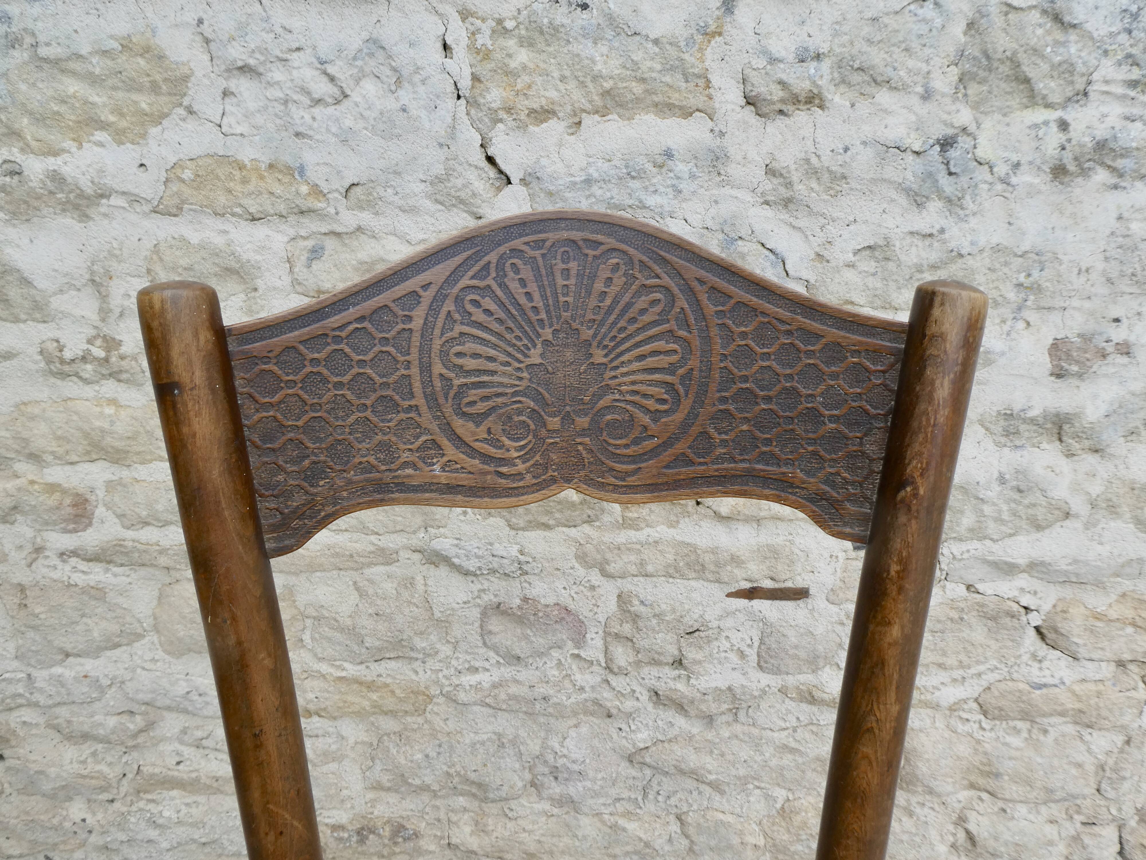 Chaise de bistrot Mundus Vienne Austria, vers 1900