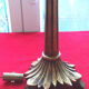 Lamp with stuccoed wooden walking doré