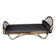 Daybed rotin Louis Sognot 1960