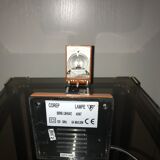 Orange telescopic desk lamp