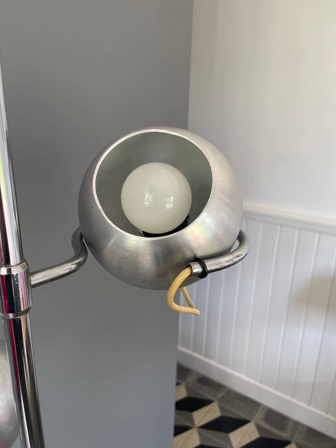 Monix eye ball floor lamp for Étienne Fermigier