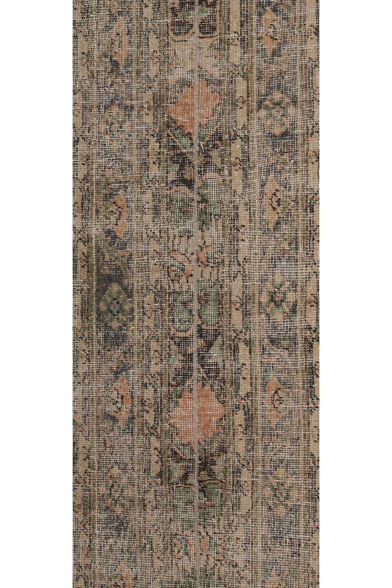 Tapis de couloir turc vintage 59x674 cm