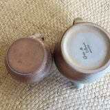 Set of 2 sandstone pots