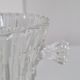 Crystal ice bucket and stainless steel tongs