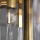 Italian brass chandelier with glass icicles from Sciolari, 1970