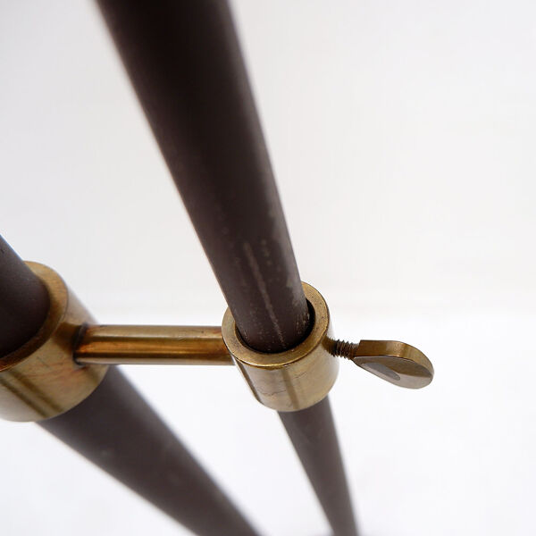 Lampadaire réglable en hauteur de style mid-century dans le style de Bergboms - 1960s