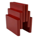 RED MAGAZINE RACK BY GIOTTO STOPPINO FOR KARTELL, 1970