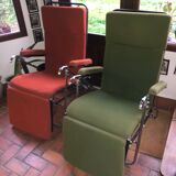 Pair of vintage Pierson reclining armchairs