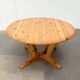 Table basse vintage en pin danois de Burchardt Nielsen, années 1970