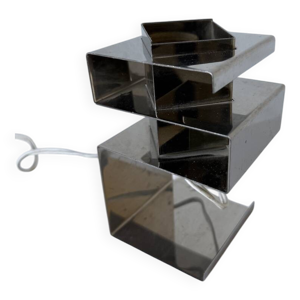 Lampe de bureau en chrome