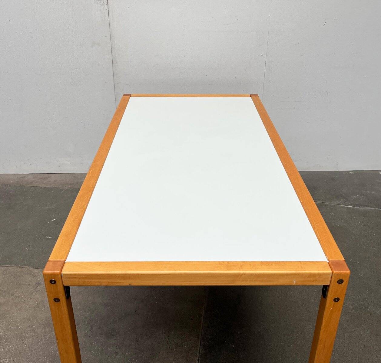 Vintage German Postmodern dining table or desk from the Profilsystem series by Flötotto, 1970s.