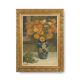 Belgium baroque painting of vase with flowers signed Jos Pas, 1944