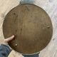 1930 vintage metal art deco mirror / or serving tray