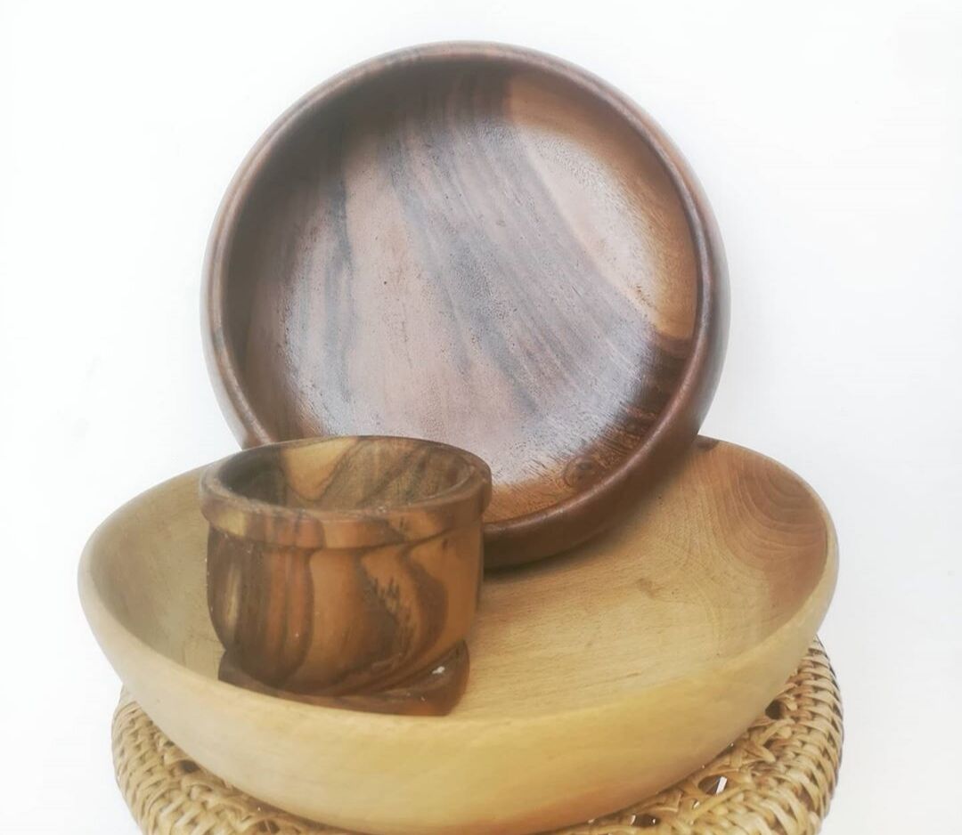 Wood bowl