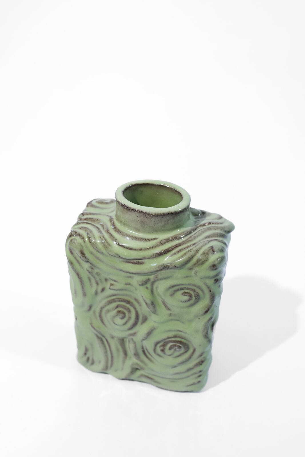 Psyche Small Mint Ceramic Vase