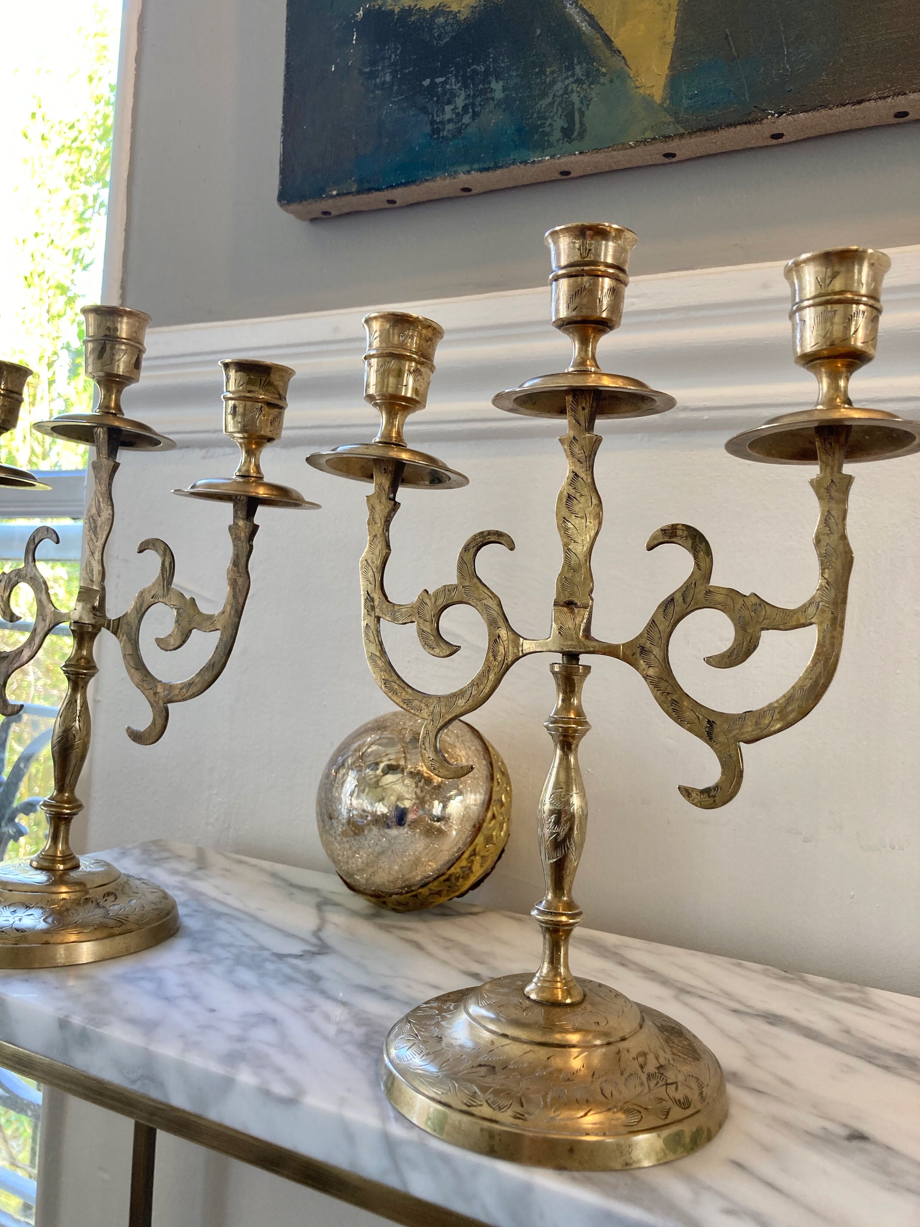Paire de chandeliers