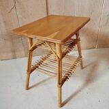 Rattan bedside table