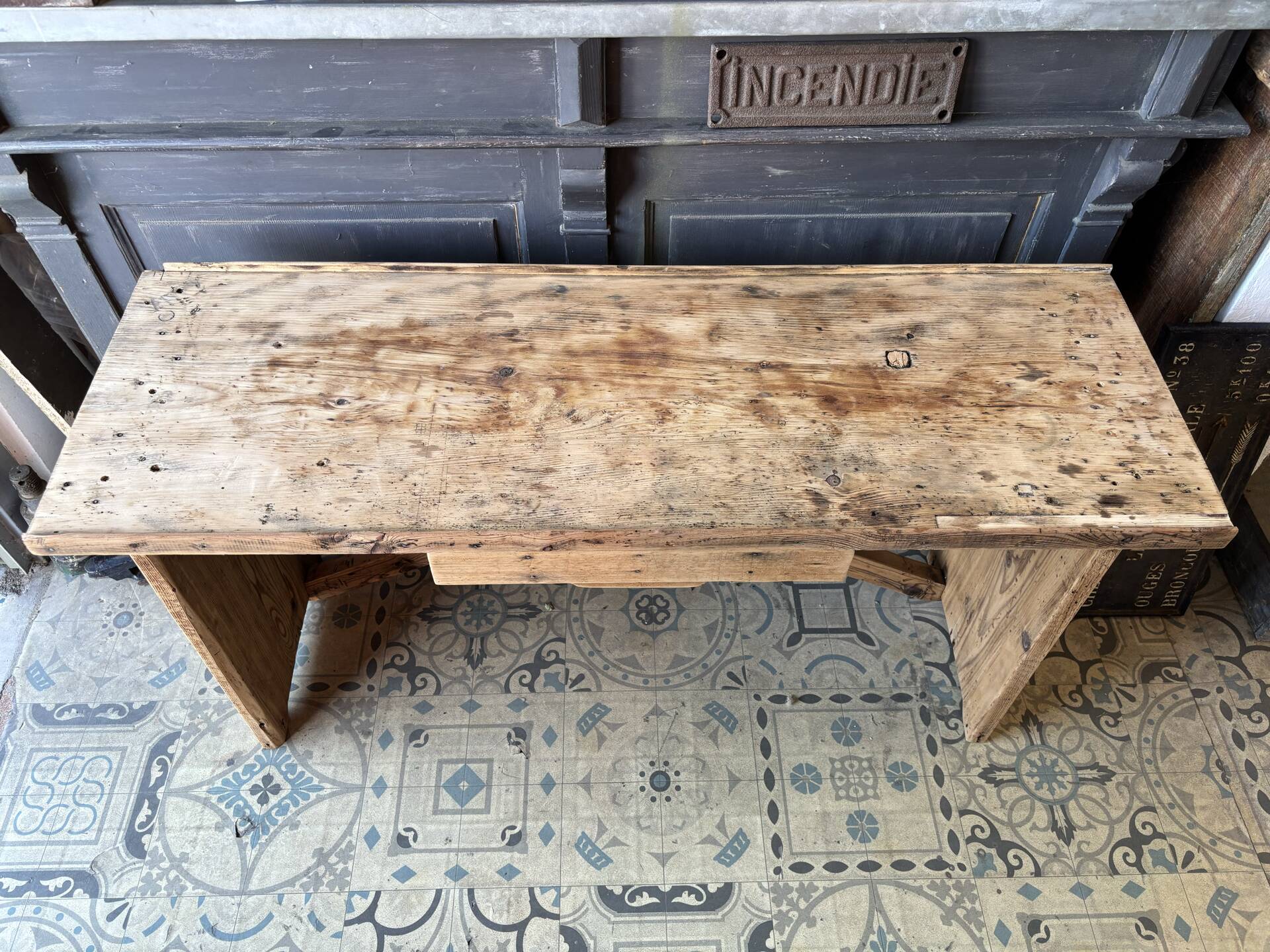 Console made of pine