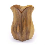 Carved wooden pitcher in the style of Alexandre Noll, 1960s.