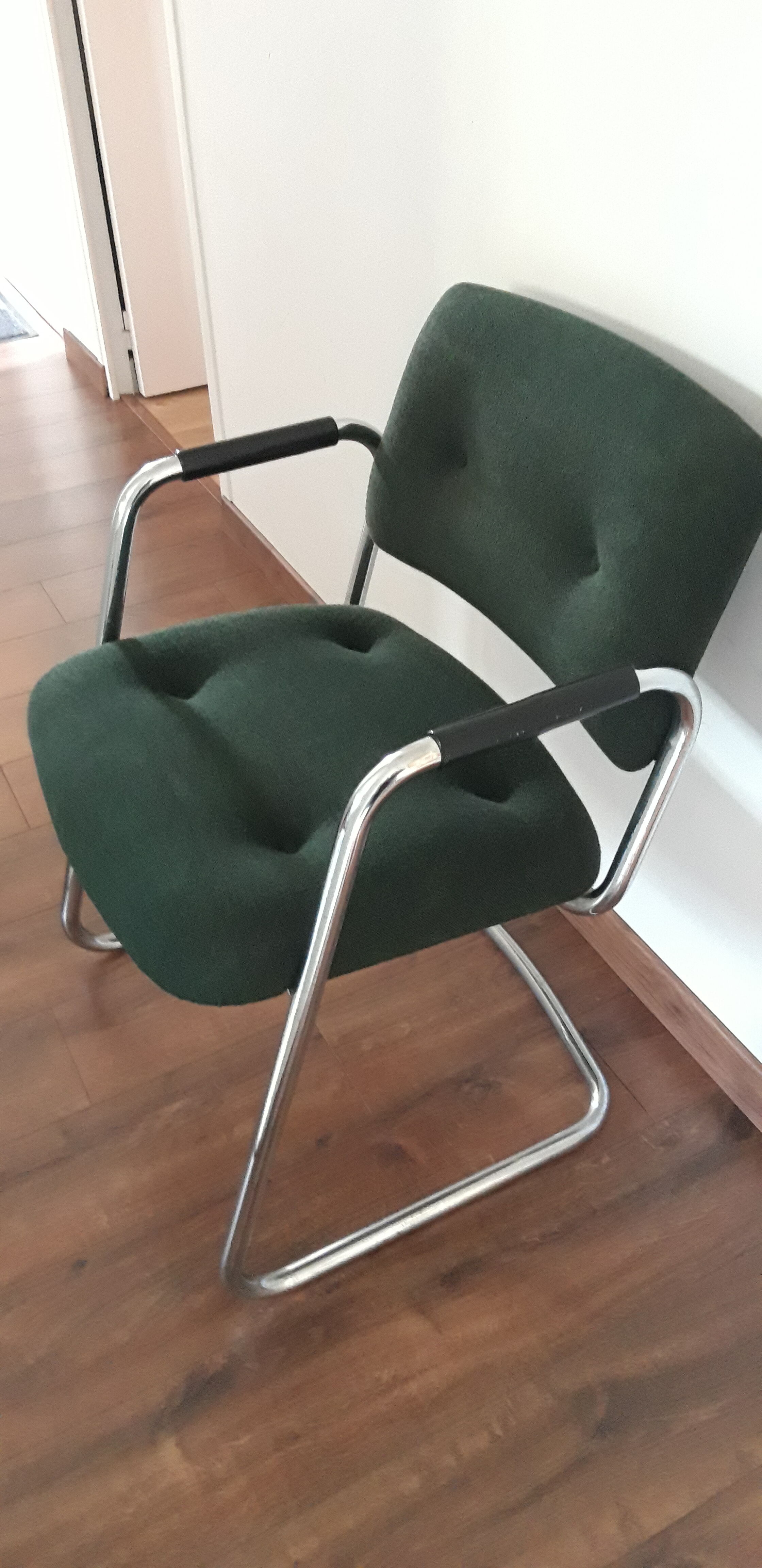 Pair of armchairs Stafor bottle green