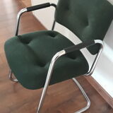 Paire de fauteuils Stafor vert bouteille