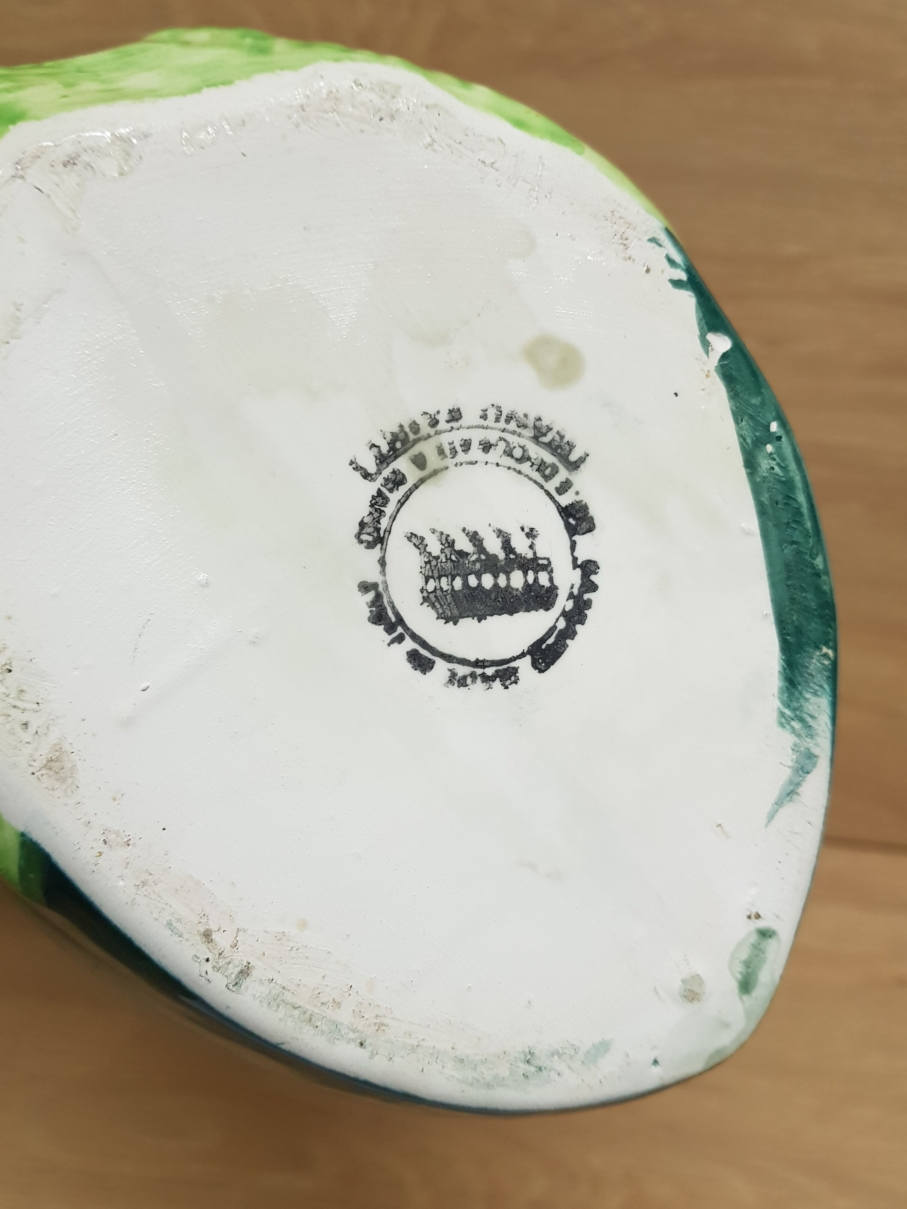 Barbotine watermelon jug