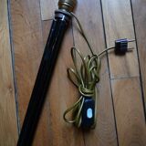 Industrial style tripod lamp, old tripod 1930s