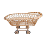 Alsatian rattan bed 1950