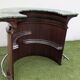 Art deco bar in rosewood and marble