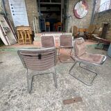 Suite of 4 chairs by Gastone Rinaldi, Italy circa 1970