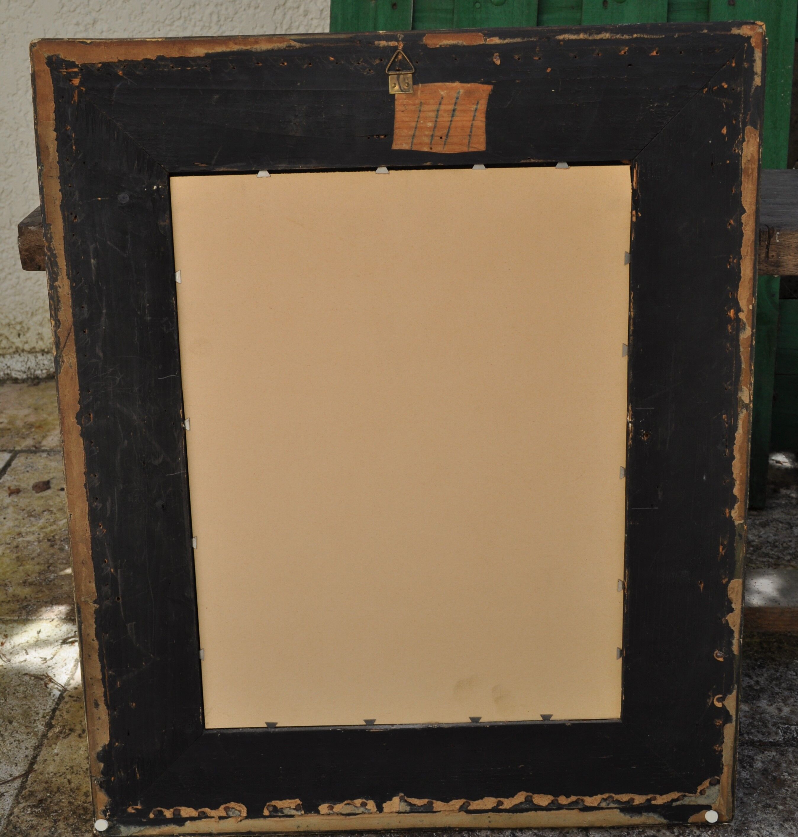 Large mirror ovle original ivy decoration 50x60cm