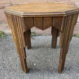 Selette Art Deco style octagonal pedestal table