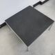 Square coffee table with black stone top, 1970s