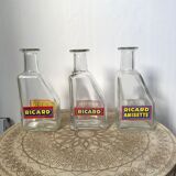 Set of 3 decanters ricard 50cl