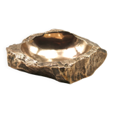 "ROC" bronze ashtray and catchall by Monique Gerber