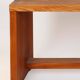 Pierre chapo, coiffeuse, tabouret et pouf 1989