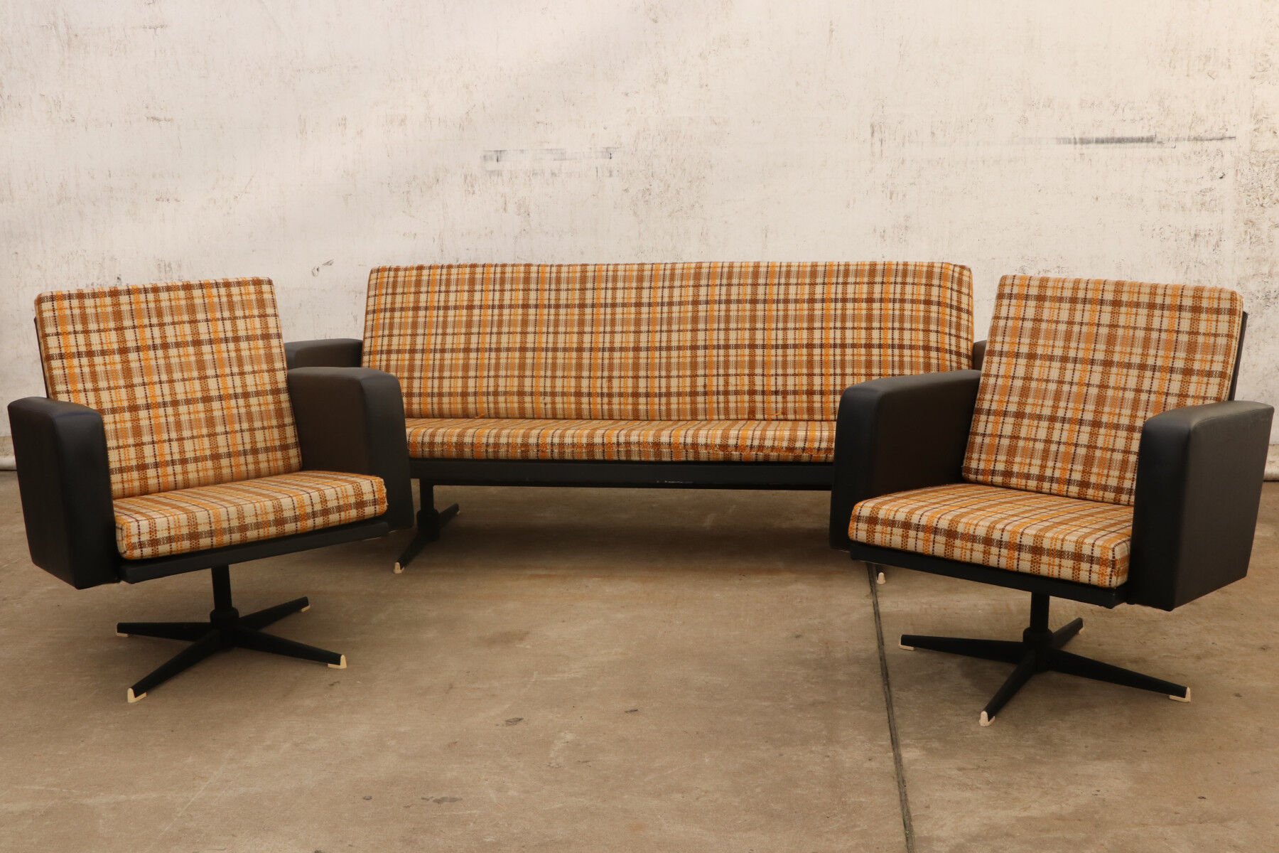 Vintage eastern bloc living room set, 1970s