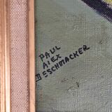 Paul Alex Deschmacker, Lily in a white vase (circa 1940)