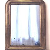 Antique Louis Phillipe mirror, gilded with gold leaf - "Marcelin"