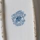 Pompadour ironstone sauceboat, Clairefontaine factory