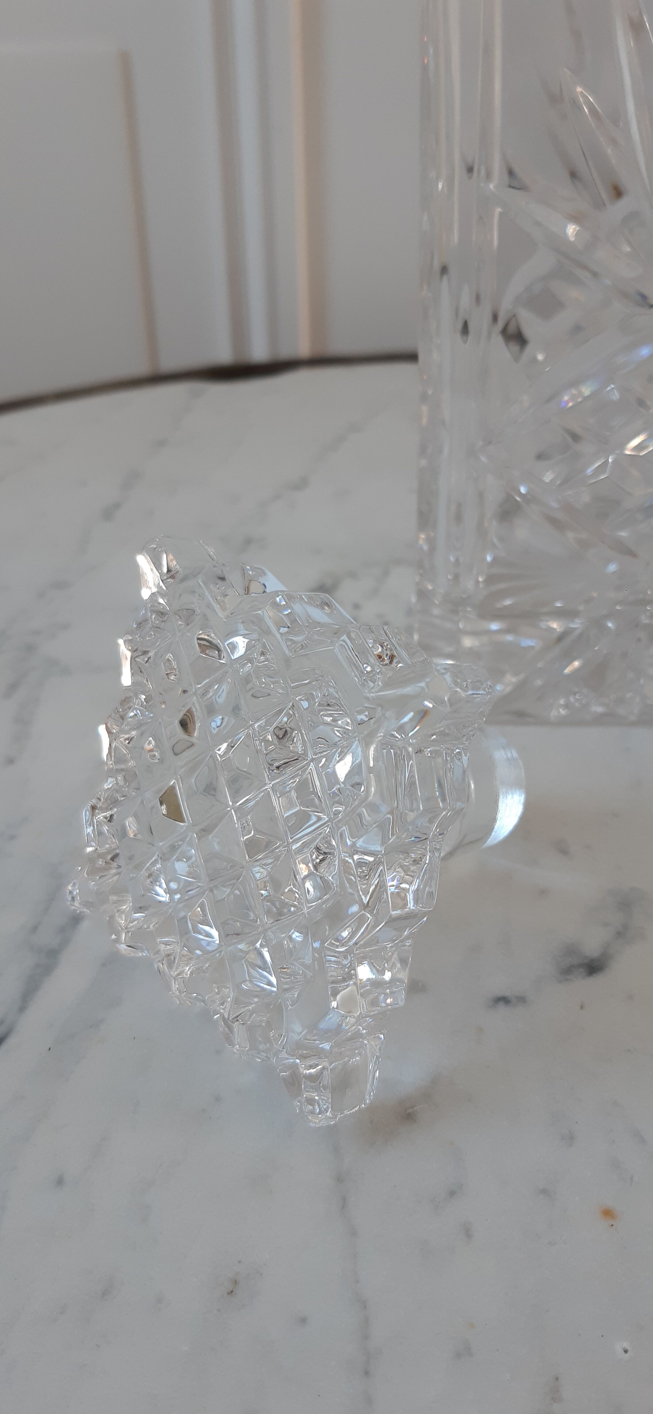 Crystal whisky decanter 60s-70s