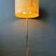 Mid Century Staff Leuchten floor lamp in leather